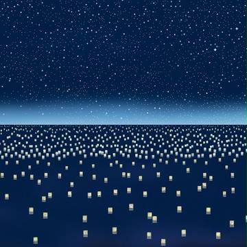 光り流れるもの
