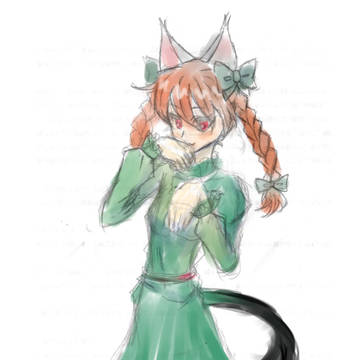 7・30　深夜の真剣お絵描き60分一本勝負　お燐