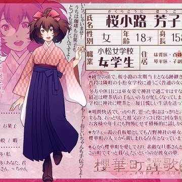 【櫻華町】桜小路　芳子【住民*NPC】