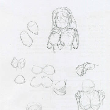 おっぱい落書き