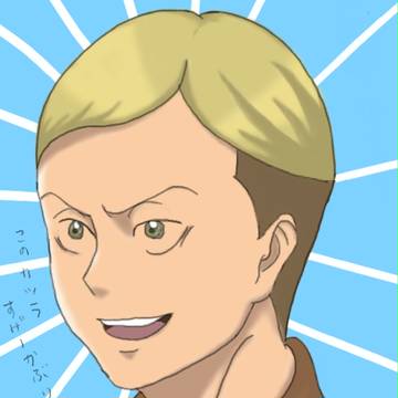 コニーに団長の髪の毛を乗せてみた verカラー