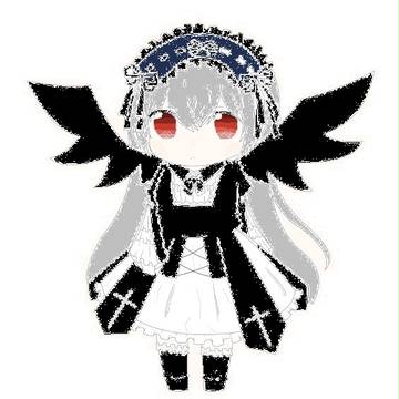 （クレヨンっぽく)塗りました～　
