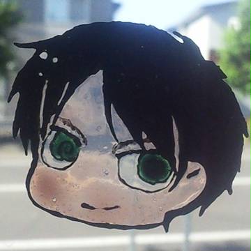 進撃(・ω・)ガラス絵の具