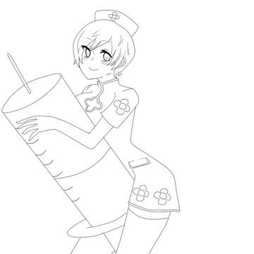 シェリーちゃん線画