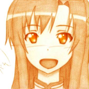 ソードアート・オンライン　アスナ　描いてみた