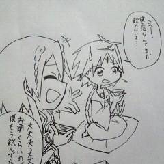 一発描きらくがき漫画「キス魔」