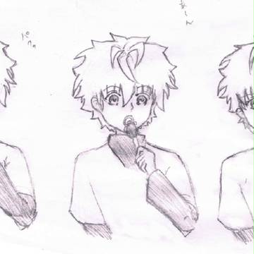 アナログ　キルア達超落書き