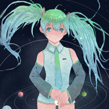 初音。宇宙