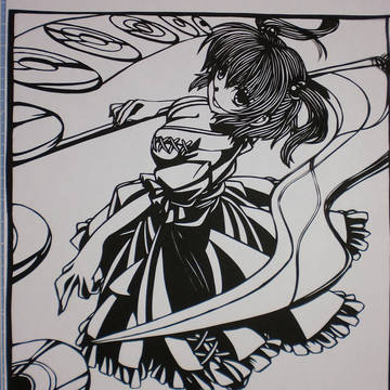 [切り絵]小野塚小町[東方花映塚]