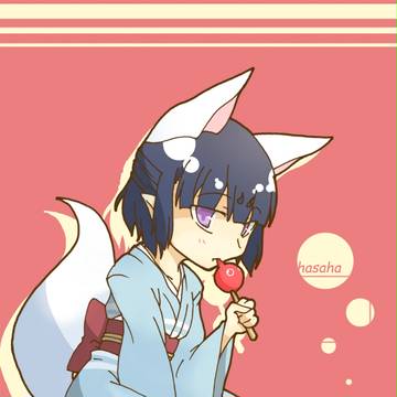 夏→浴衣→ハサハさん
