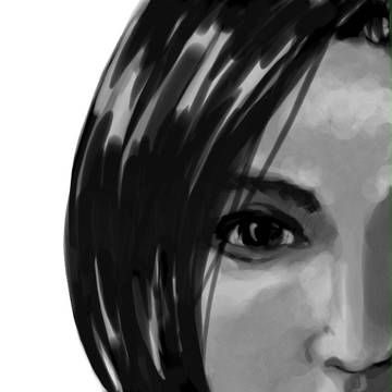 【落書き】スマホで顔を描く