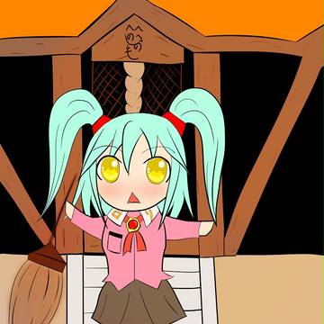 謎落書き