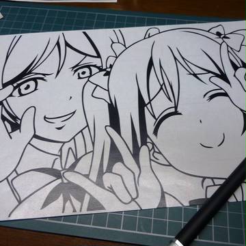 【にこにー】にこのぞを切ってみた【わしわし】