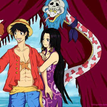 ONE PIECE:  Luffy x Boa Hancock