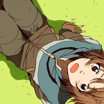 すわってるトウヤくん