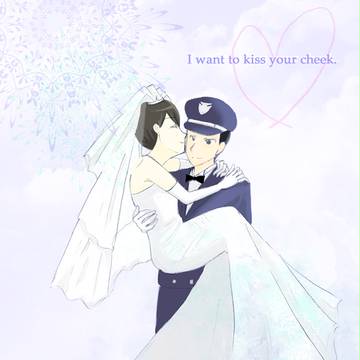 【空稲でキス21題】頬：親愛、厚意、満足感