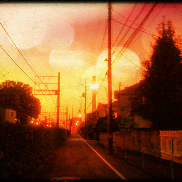 夏の夕陽