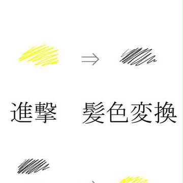 進撃の髪色変換