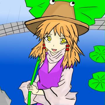 洩矢諏訪子　落書き