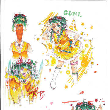 GUMIちゃん落書き