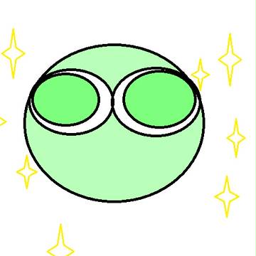 緑ぷよ。