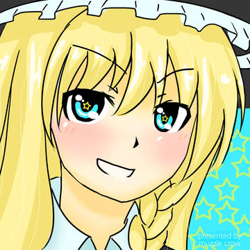 イラリク魔理沙アイコン落描き（直球）