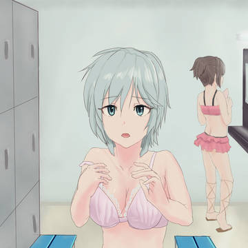 アナスタシアお着替え中