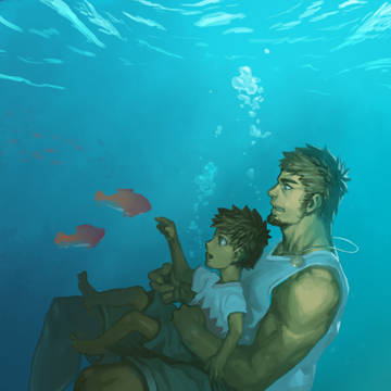 father and son