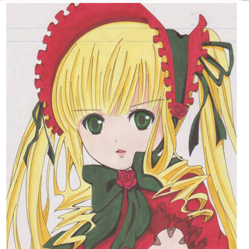 ローゼンメイデン　真紅　描いてみた　（着色バージョン）