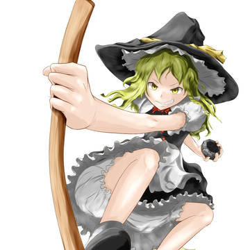 魔理沙を描いた