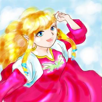 絵板絵07　ゼルダ