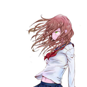 後ろから風っ娘