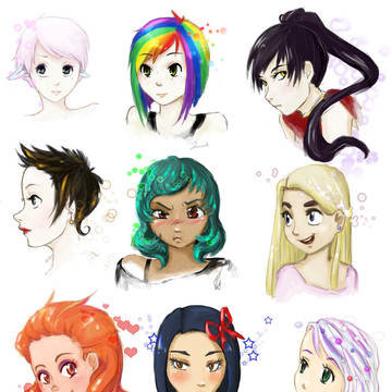 Faces and faces and faces oh my