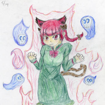 荒ぶるお燐