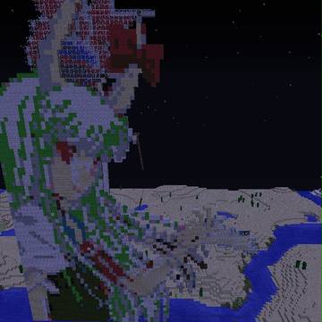 マインクラフトで上白沢慧音(ワーハクタク)