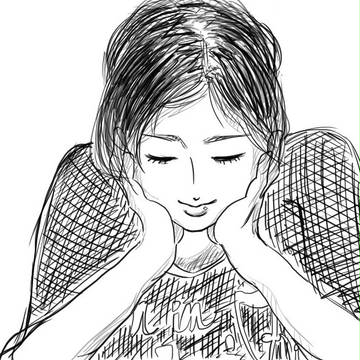 くつろぐあの子