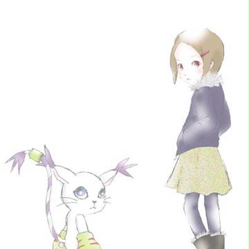 ヒカリとテイルモン