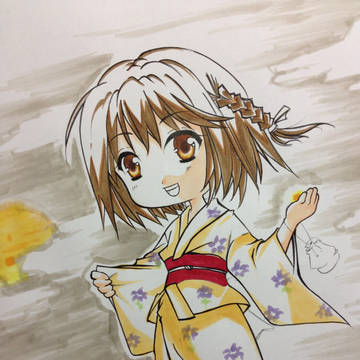 浴衣と祭りと。