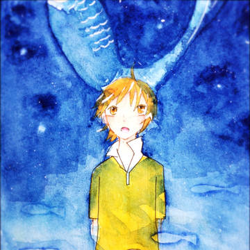 真夏の海の出会い(創作)