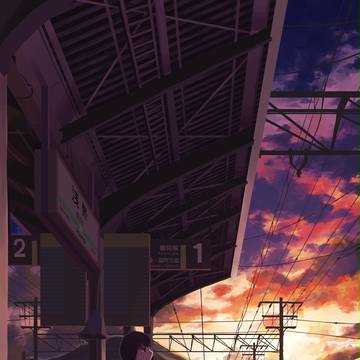 夕暮れ