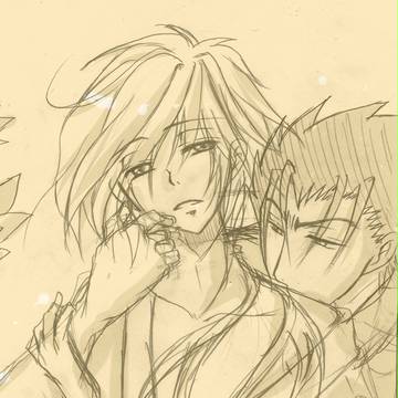 【黒ファイ】同人誌表紙描かせて頂きました　【没画】