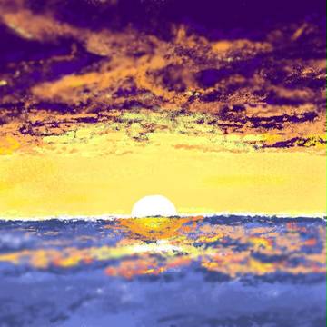 雲の境目