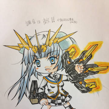 黒いモノクロームさん。