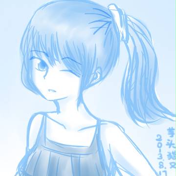 马尾与发圈