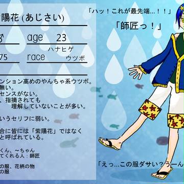 【ぴくうみ】紫陽花【キャラシ】