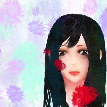 黒髪少女