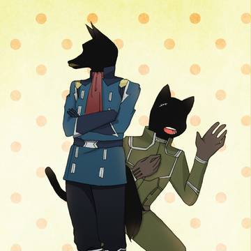 犬キャプテンと猫副官