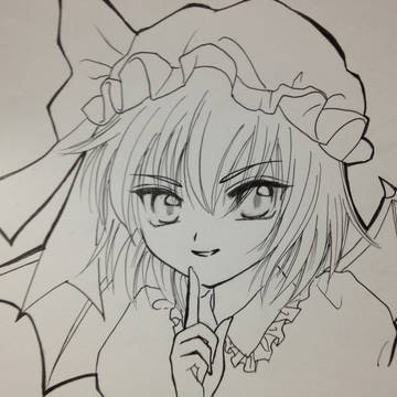 レミリア初描き　