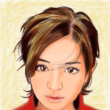 １０年以上前に描いた　浜崎あゆみ
