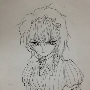 咲夜さん　線画